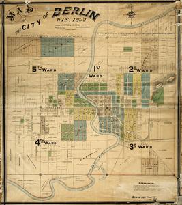 Map of the city of Berlin, Wisconsin : 1892