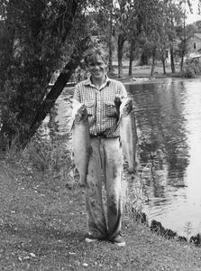 Bud Norton and lake trout