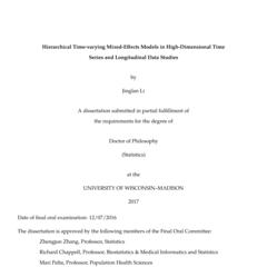 Hierarchical Time-varying Mixed-Effects Models in High-Dimensional Time Series and Longitudinal Data Studies