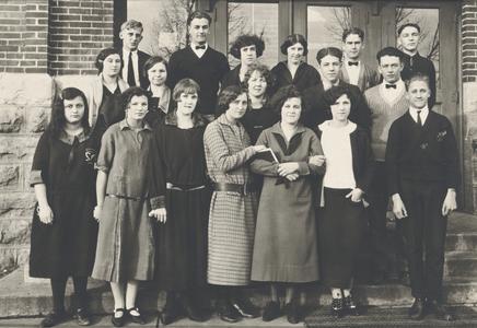 New Glarus High School senior class, 1924-25