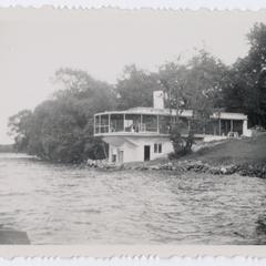 Cruiser type boat house on P. T. Starck property on South Shore Drive