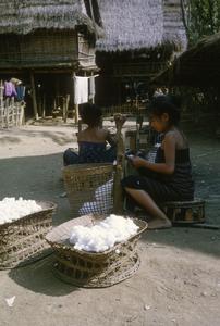 Carding cotton