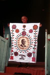 Fabric Wall Hanging with Portrait of President Tubman