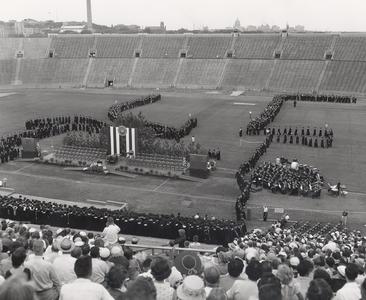 1954 Commencement at Camp Randall