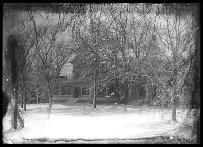Newell residence - snow scene
