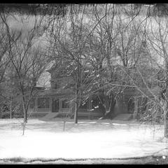 Newell residence - snow scene
