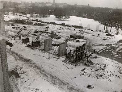 Construction of the Sports Center
