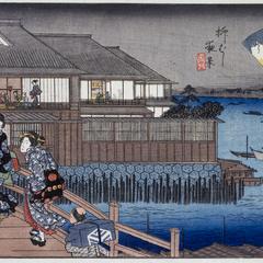 The Manpachi Restaurant, from the series Famous Restaurants in Edo