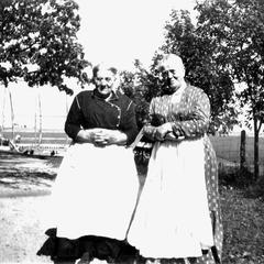 Magdalena Kingsley Babcock and Frances Amelia Blackburn Healy