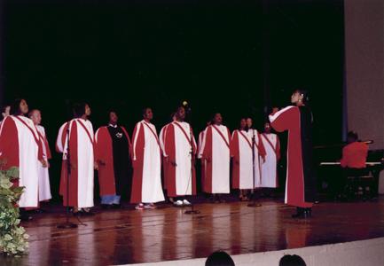 UW Gospel Choir at 1999 MCOR