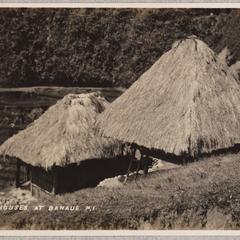 Igorot houses at Banaue P.I.
