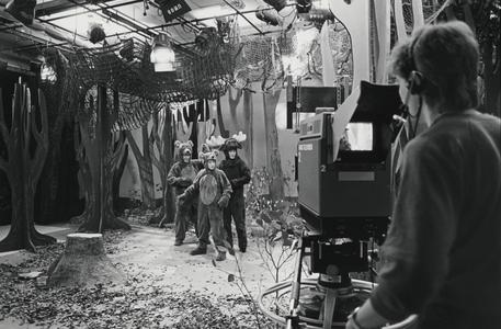 Students producing television show at UW-Green Bay TV Studio
