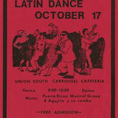 Poster for 1981 Baile Latino (Latino Ball)