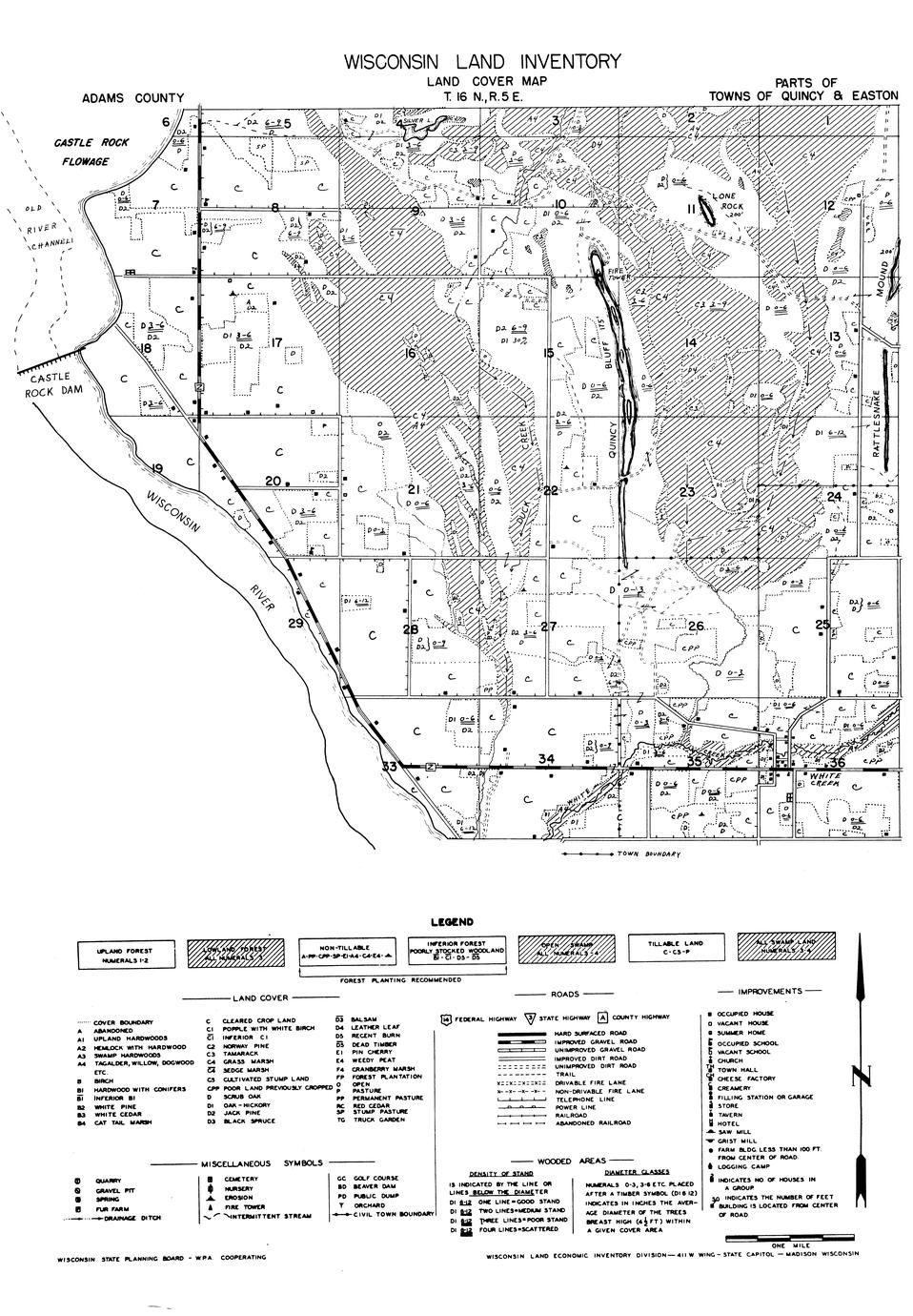 ‎Parts of towns of Quincy and Easton UWDC UWMadison Libraries