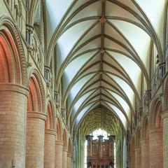 Gloucester Cathedral interior nave