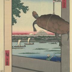 Mannen Bridge in Fukagawa District, no. 51 from the series One-hundred Views of Famous Places in Edo
