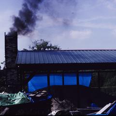 Kiln firing from afar