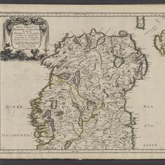 Partie meriodiole [and] septentrle  : du Royaume d'Irlande
