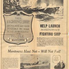 Help launch Manitowoc's fighting ship