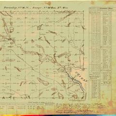 [Public Land Survey System map: Wisconsin Township 36 North, Range 21 East]