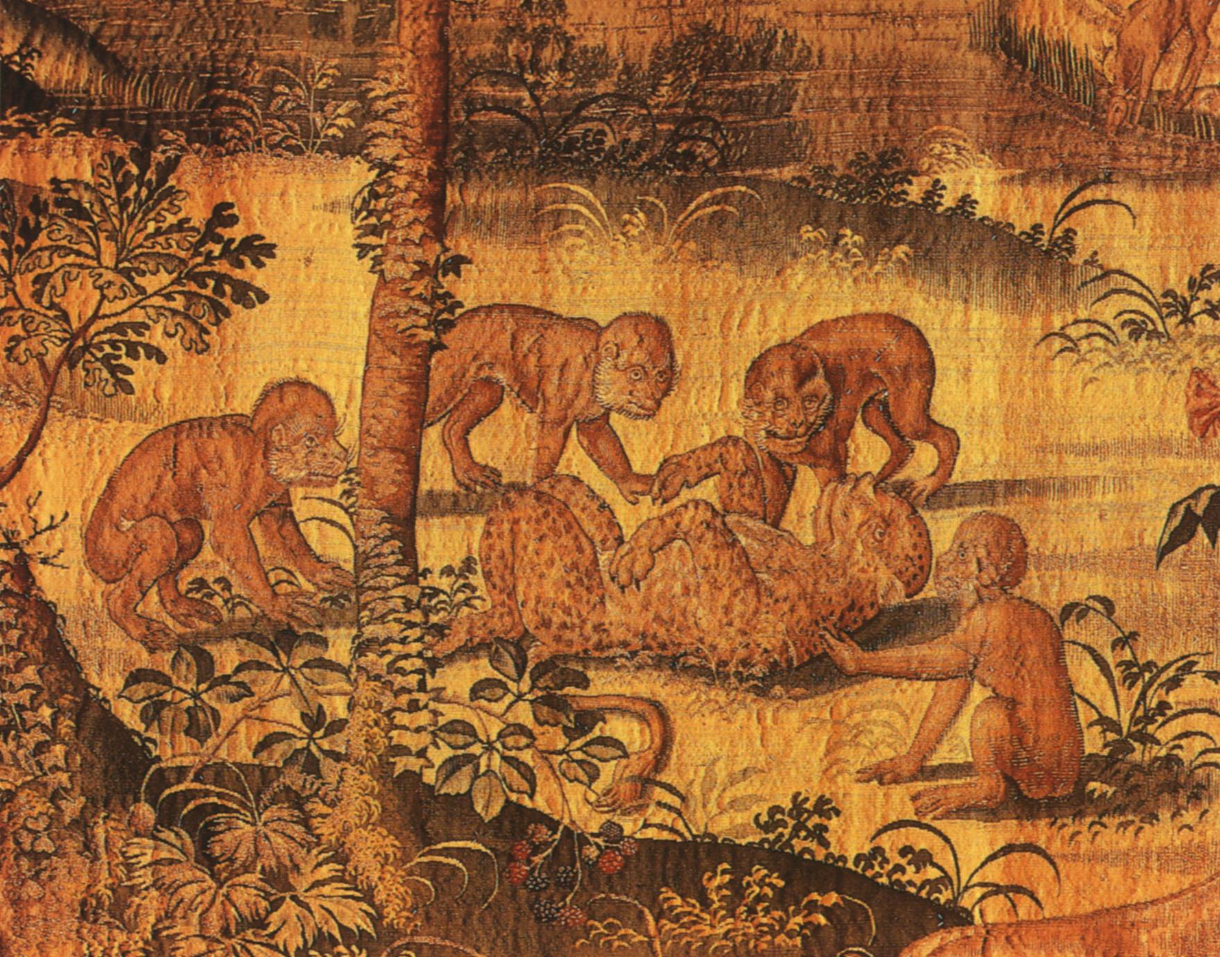 Monkeys Playing with a Panther - UWDC - UW-Madison Libraries