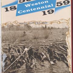 Weston centennial  : 1859-1959