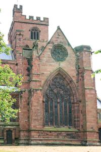 Carlisle Cathedral exterior south side of transept