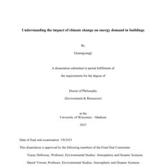 Understanding the impact of climate change on energy demand in buildings