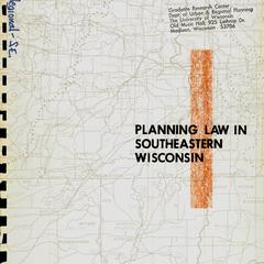 Planning law in southeastern Wisconsin, 2nd edition