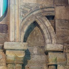Durham Cathedral transept interlacing arcade