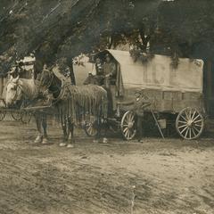 Ice delivery wagon