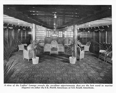 A view of the ladies lounge