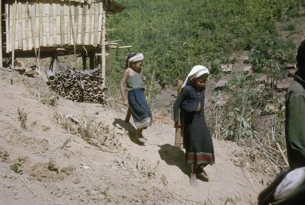 Ethnic Khmu' collecting water