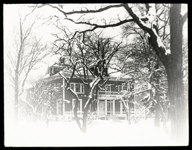 Home of Julius H. Kimball in winter