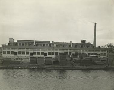 Hamilton Manufacturing Company as seen from across East Twin river looking west