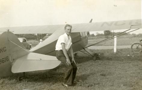 Vern Olmstead with Taylorcraft