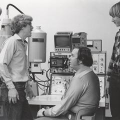 Students in an engineering laboratory