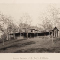 Summer residence of Mr. Samuel H. Wheeler