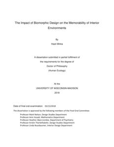 The Impact of Biomorphic Design on the Memorability of Interior Environments
