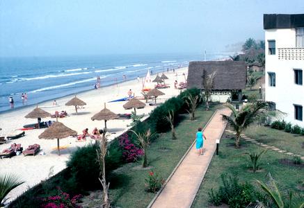Beach Serving the Kombo Beach Novotel Hotel in Banjul