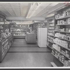 Interior of a drugstore