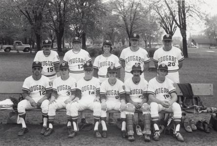 Cougar baseball team, 1971