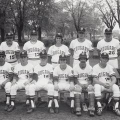 Cougar baseball team, 1971