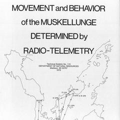 Movement and behavior of the muskellunge determined by radio-telemetry