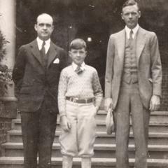 President Frank, Glenn Frank Jr., and Charles Lindbergh