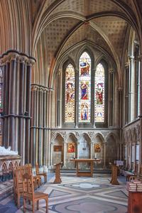 Worcester Cathedral interior Lady Chapel south aisle