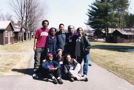Group photo at 2003 Student of Color Leadership Retreat