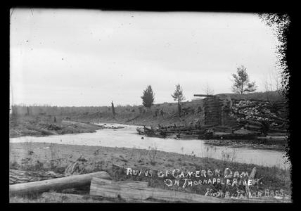 Dietz farm, Thornapple River, Cameron Dam ruins