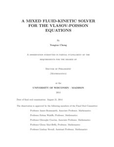 A Mixed Fluid-Kinetic Solver for The Vlasov-Poisson Equations