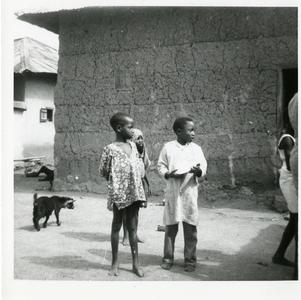 Kids in Komolafe compound